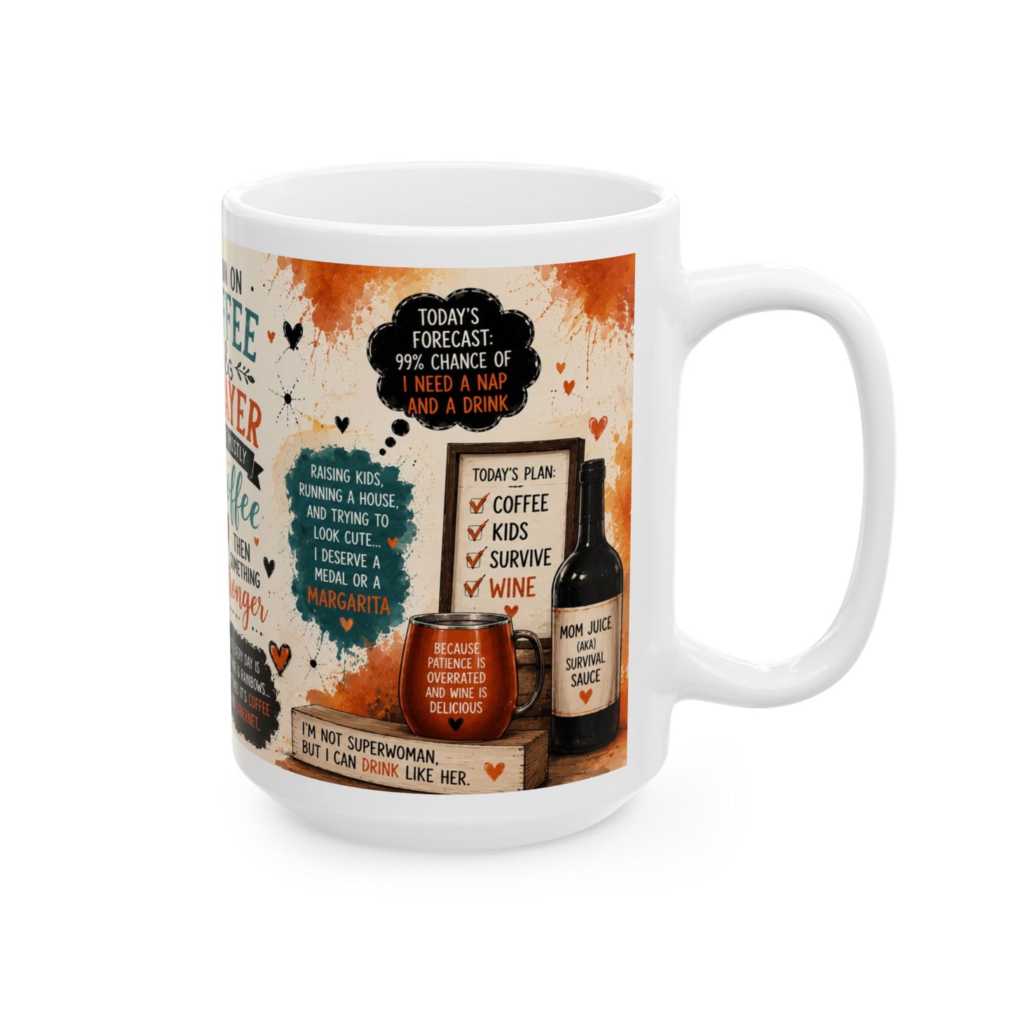 Coffee And Prayer Ceramic Mug — Inspirational Faith Coffee Cup (11oz/15oz)