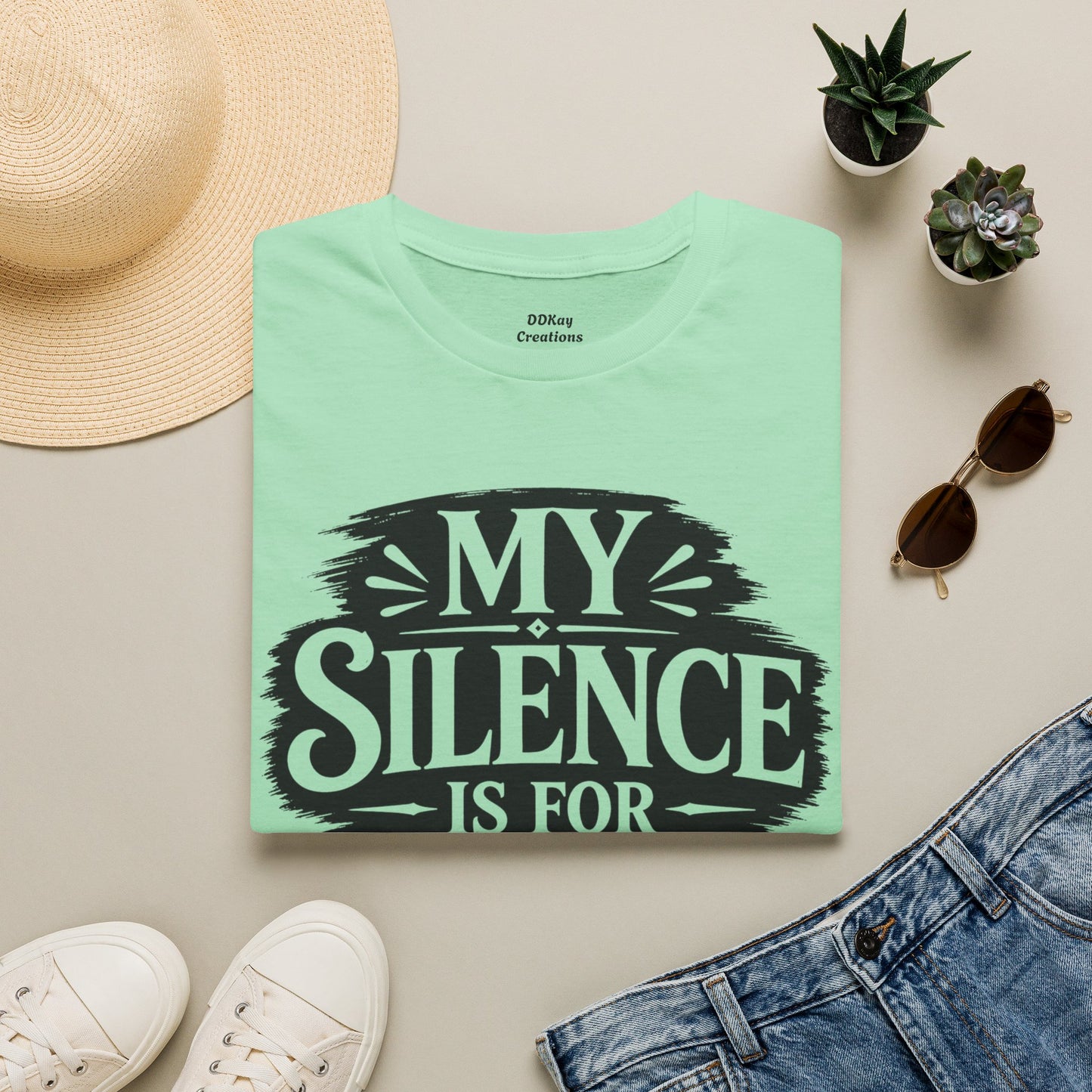 T-Shirt — "My Silence Is For Your Protection" Bold Statement Tee