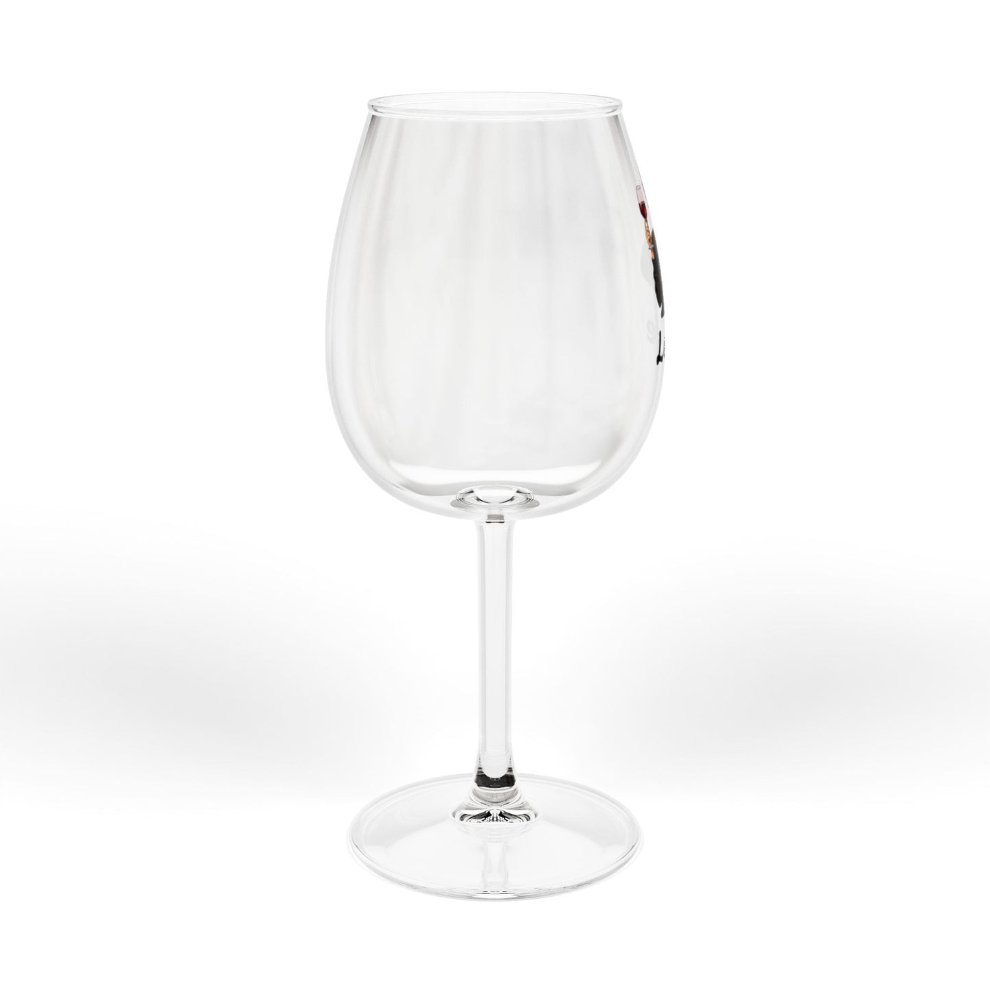 12oz Wine Glass – "Wine, Reading, Naps, Repeat" Graphic Stemmed Glass