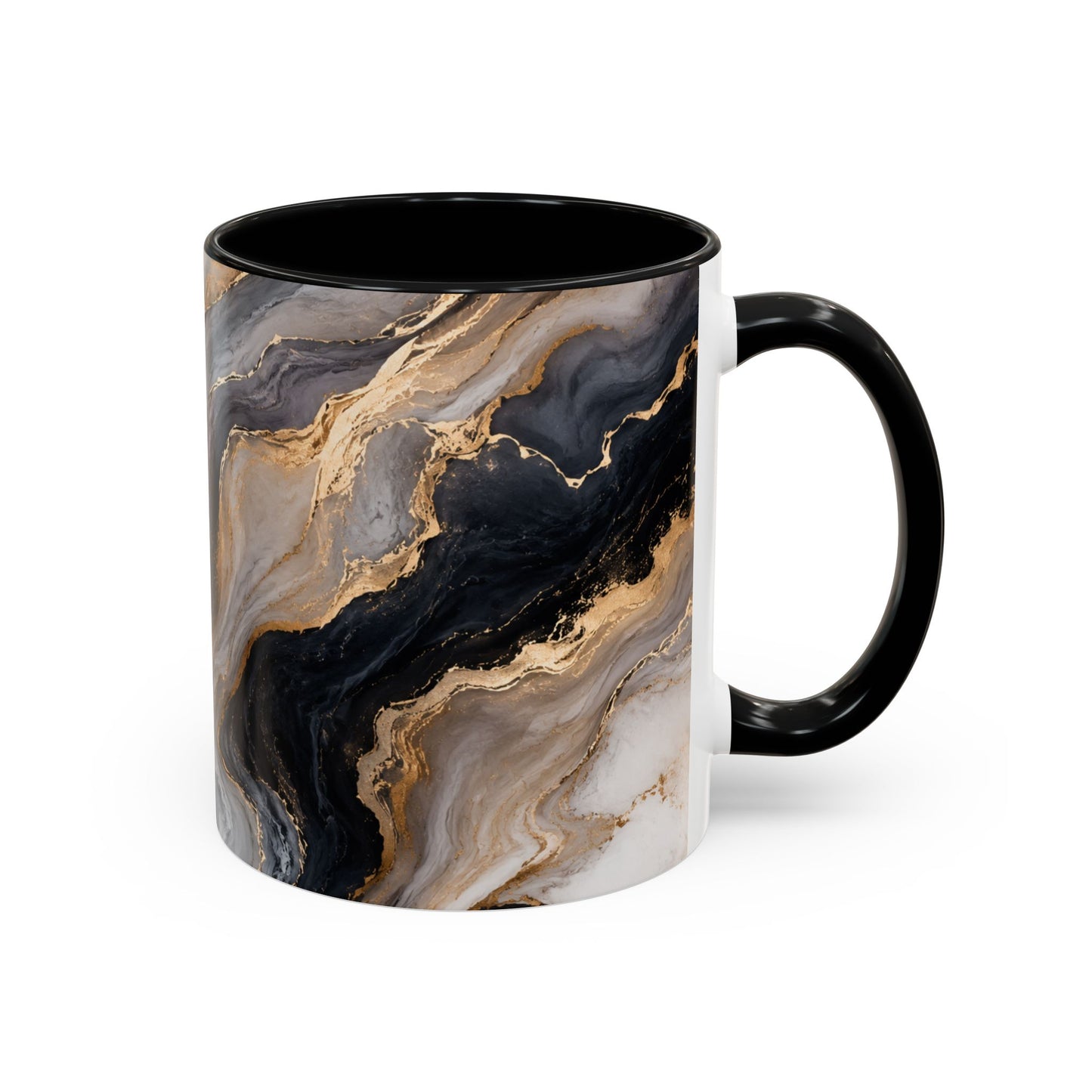 Marble Gold Accent Coffee Mug (11/15oz)