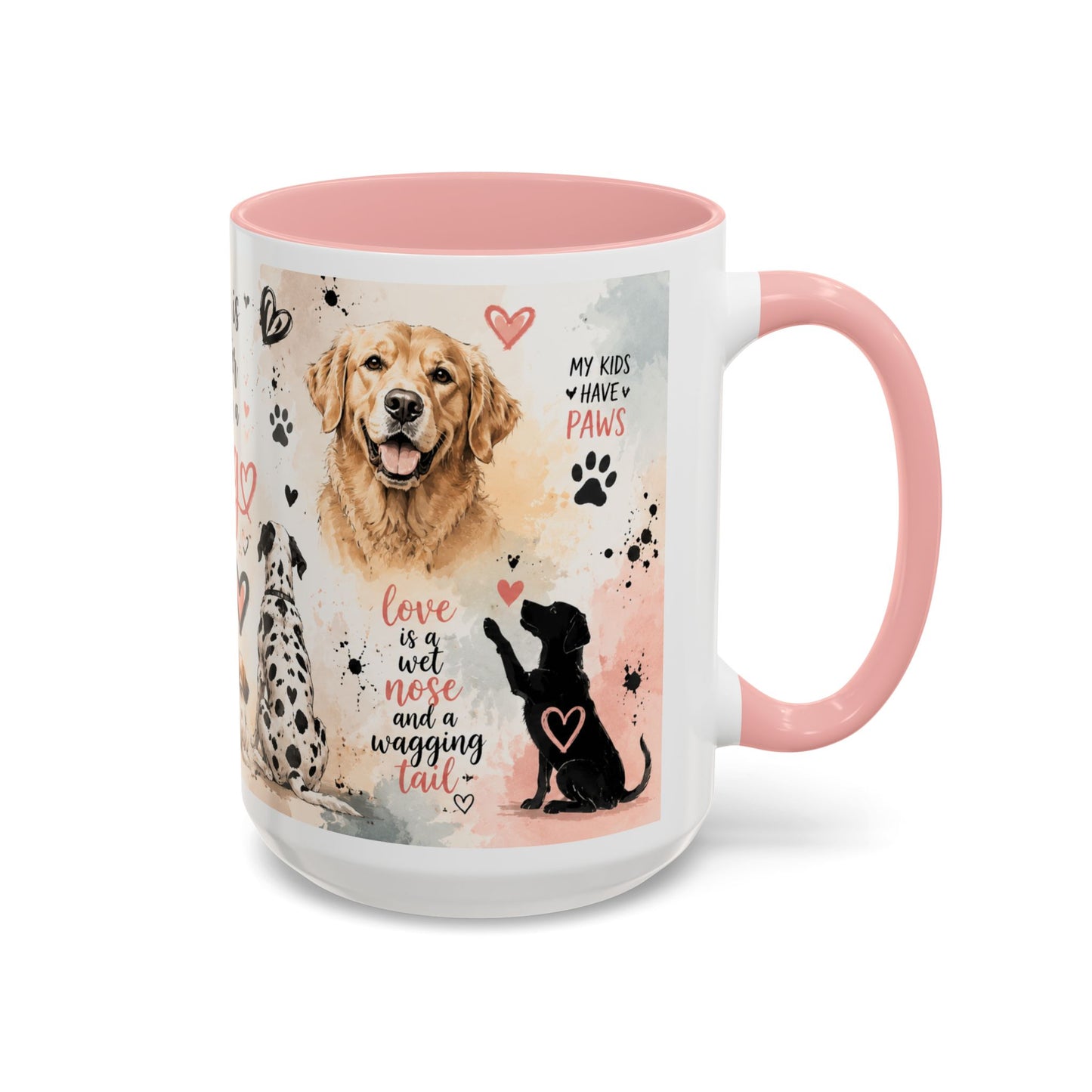 Life Is Better With a Dog Accent Coffee Mug — Dog Lover Gift (11/15oz)