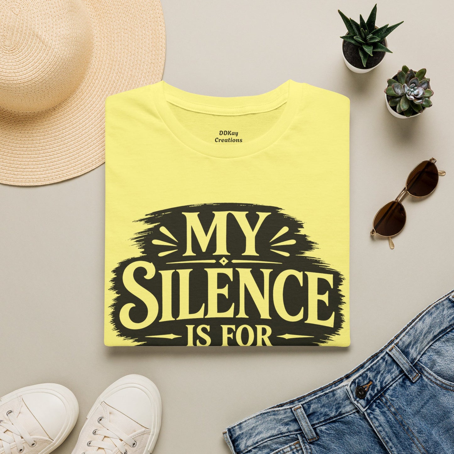 T-Shirt — "My Silence Is For Your Protection" Bold Statement Tee