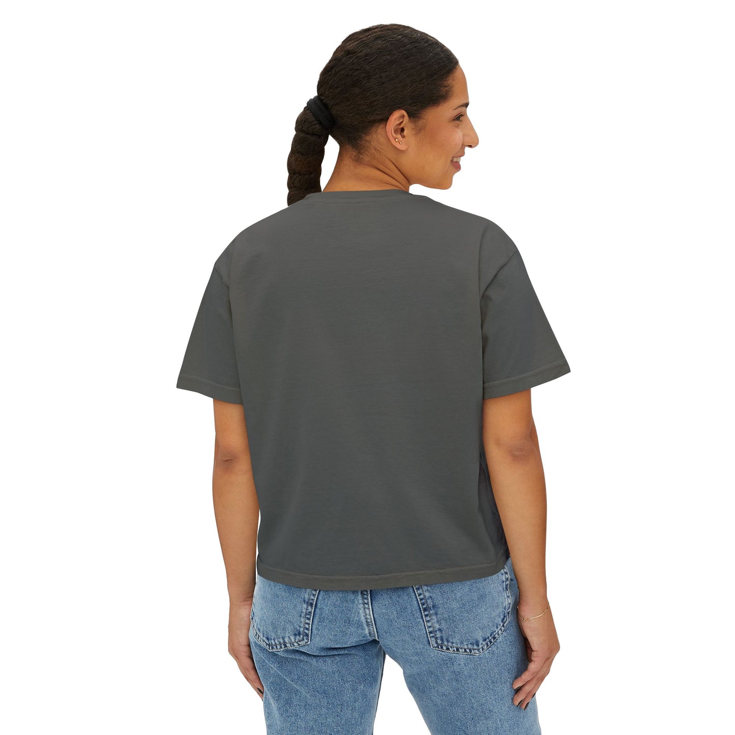 Crazy Mom Graphic Tee - "I'm Not The Sweet Mom, I'm The Crazy Mom" Women's Boxy Shirt