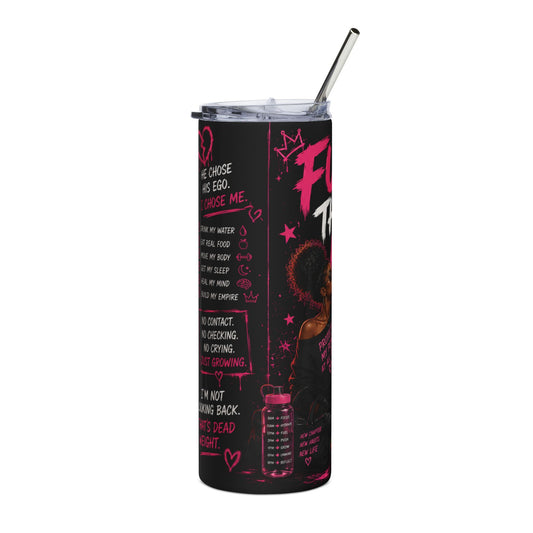 20oz Stainless Tumbler — "Fuck That Man" Empowerment Travel Mug B