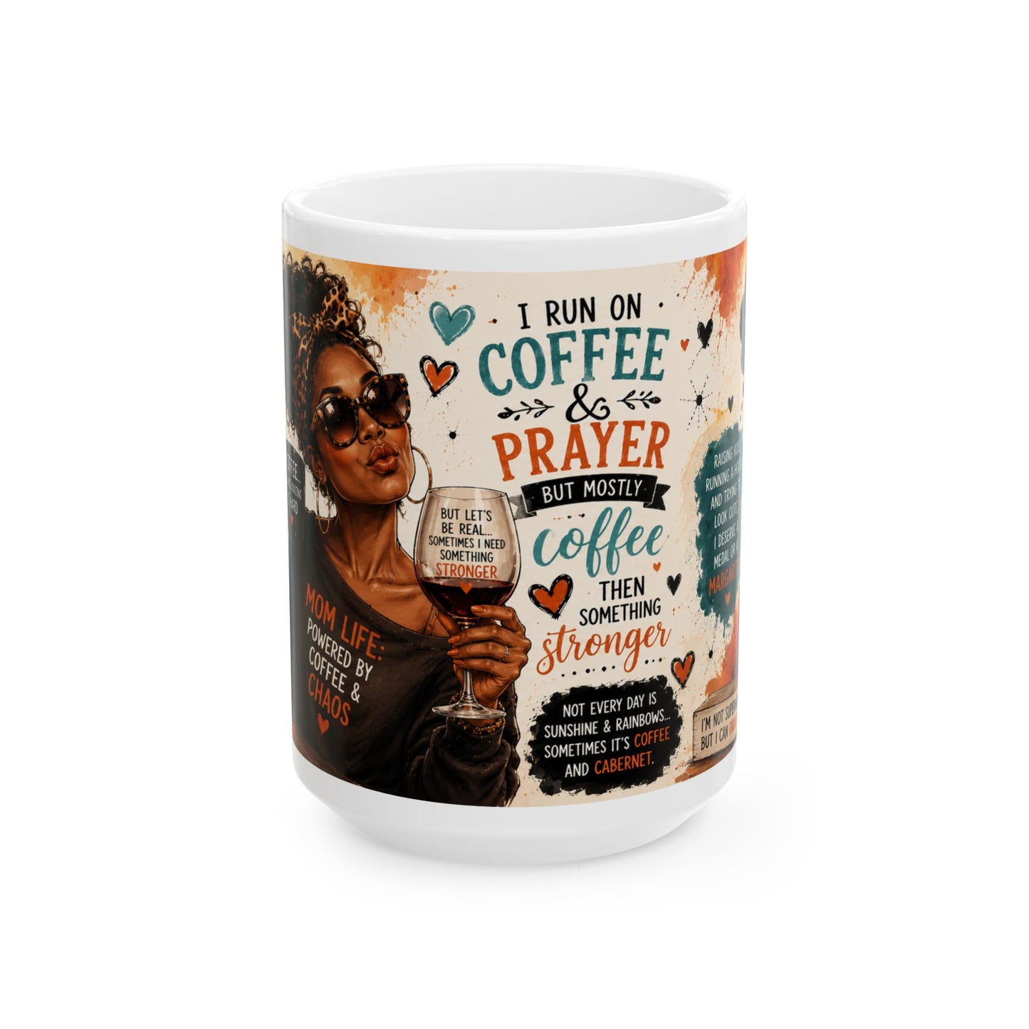 Coffee And Prayer Ceramic Mug — Inspirational Faith Coffee Cup (11oz/15oz)