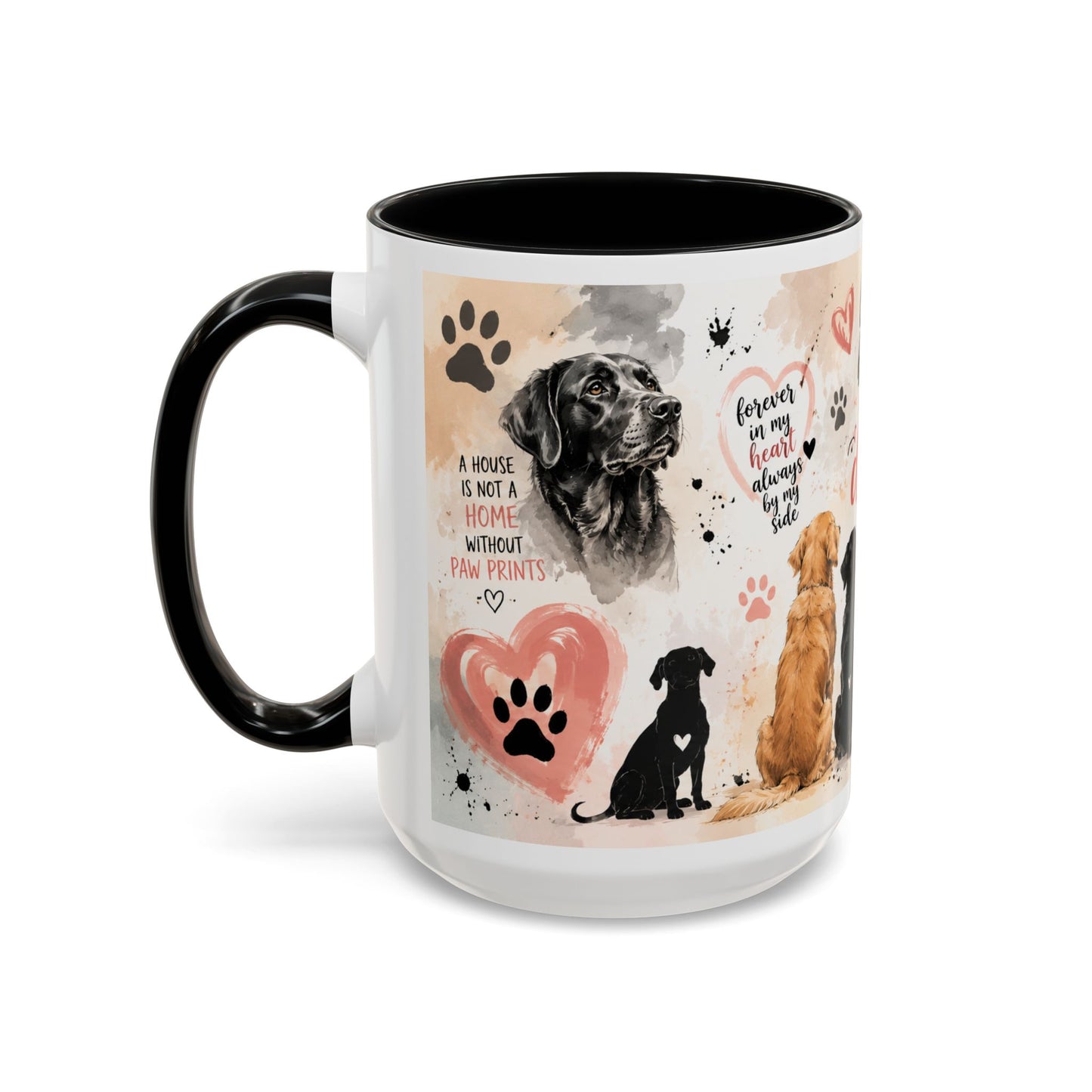 Life Is Better With a Dog Accent Coffee Mug — Dog Lover Gift (11/15oz)
