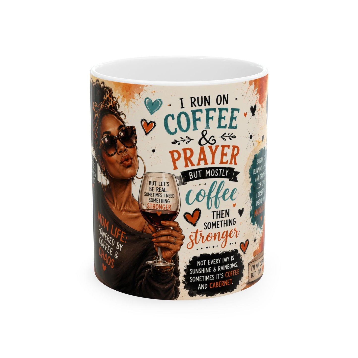Coffee And Prayer Ceramic Mug — Inspirational Faith Coffee Cup (11oz/15oz)
