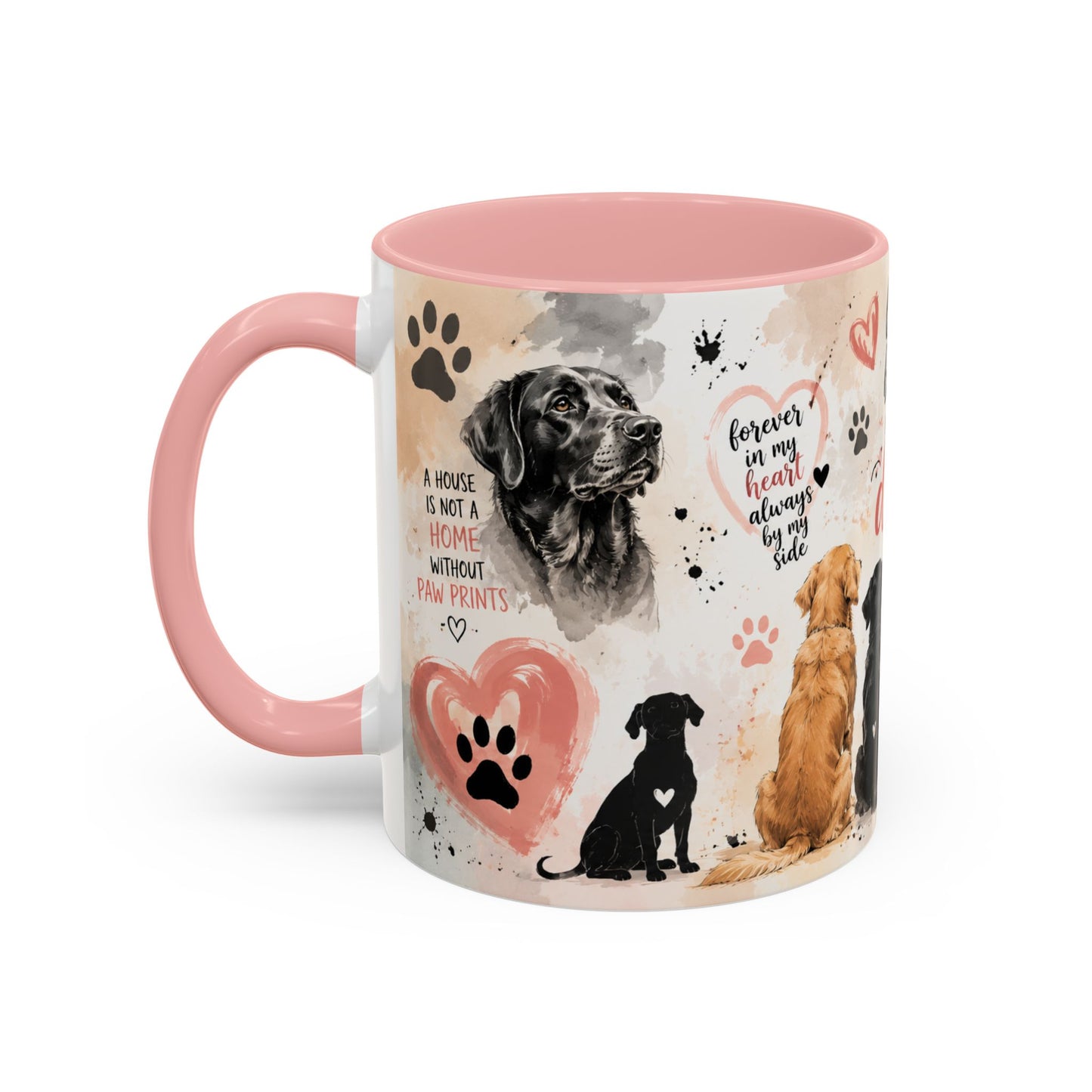 Life Is Better With a Dog Accent Coffee Mug — Dog Lover Gift (11/15oz)