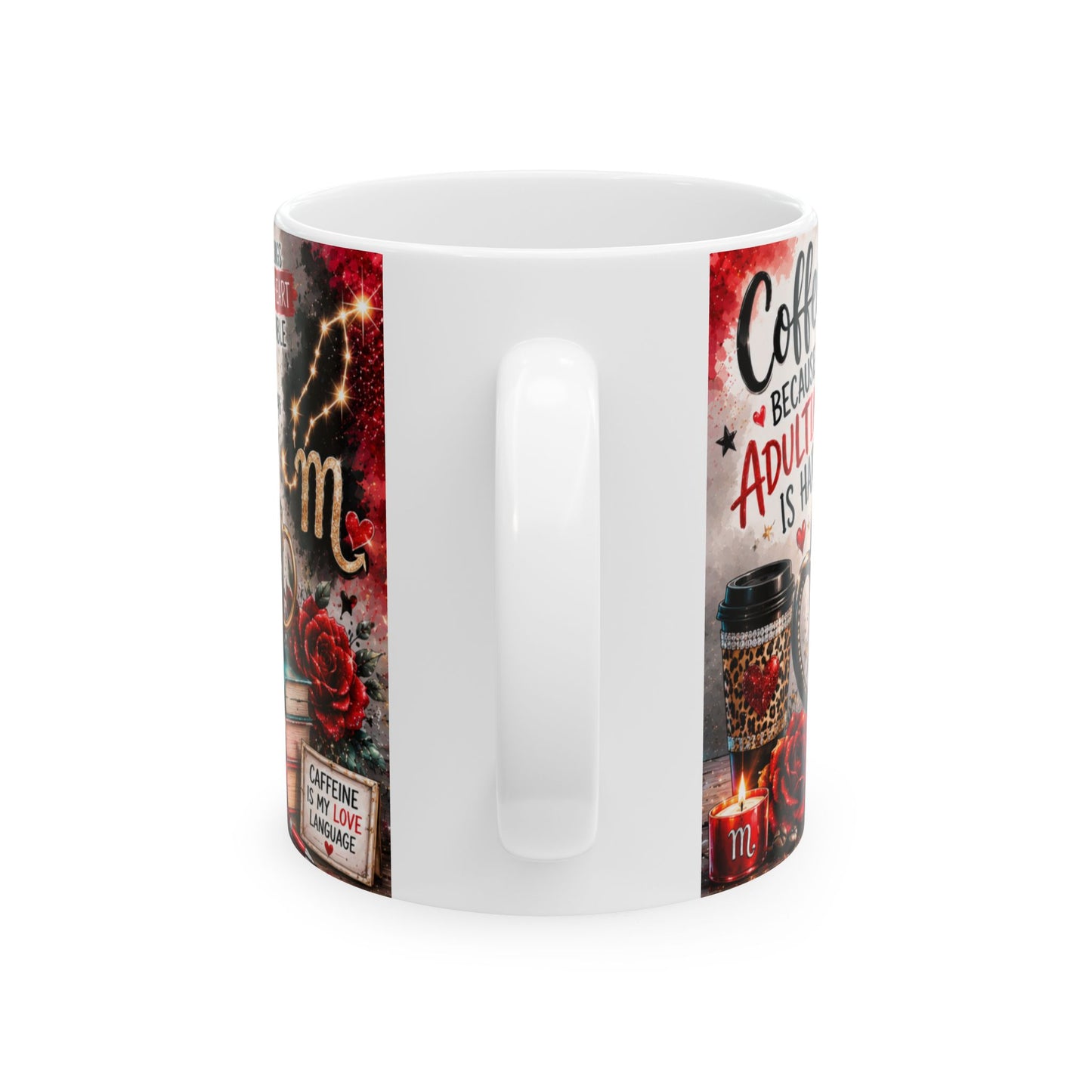 Scorpio Coffee Mug — "I Drink Coffee Like a Scorpio" Zodiac Ceramic Mug (11oz/15oz)