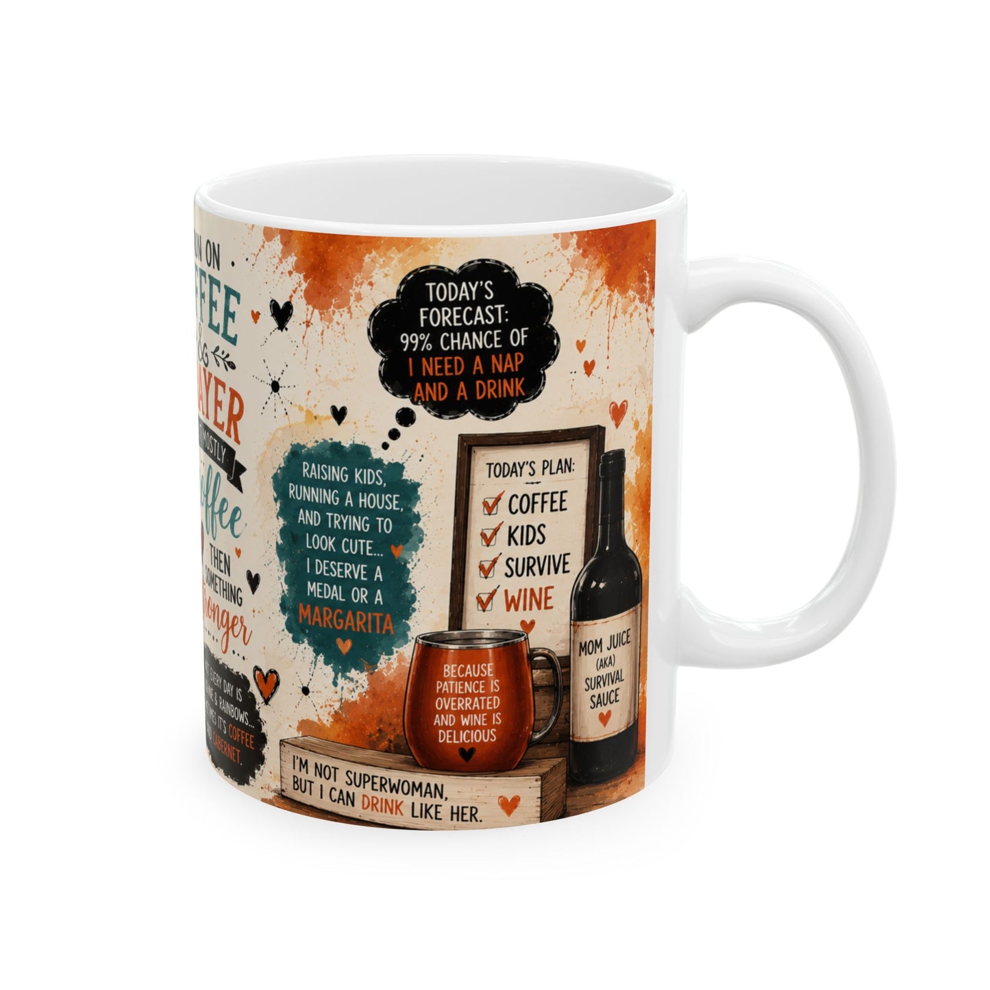 Coffee And Prayer Ceramic Mug — Inspirational Faith Coffee Cup (11oz/15oz)