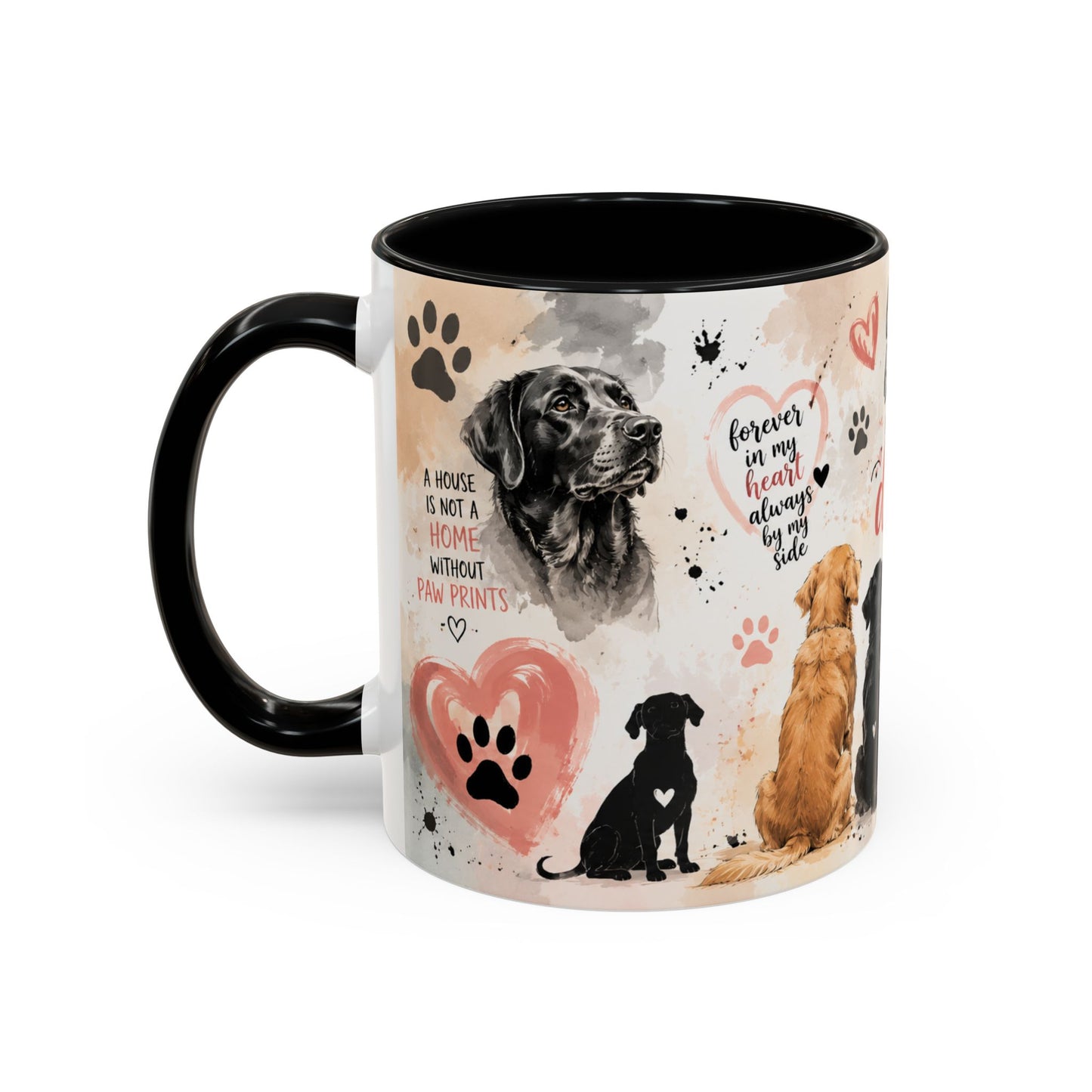 Life Is Better With a Dog Accent Coffee Mug — Dog Lover Gift (11/15oz)