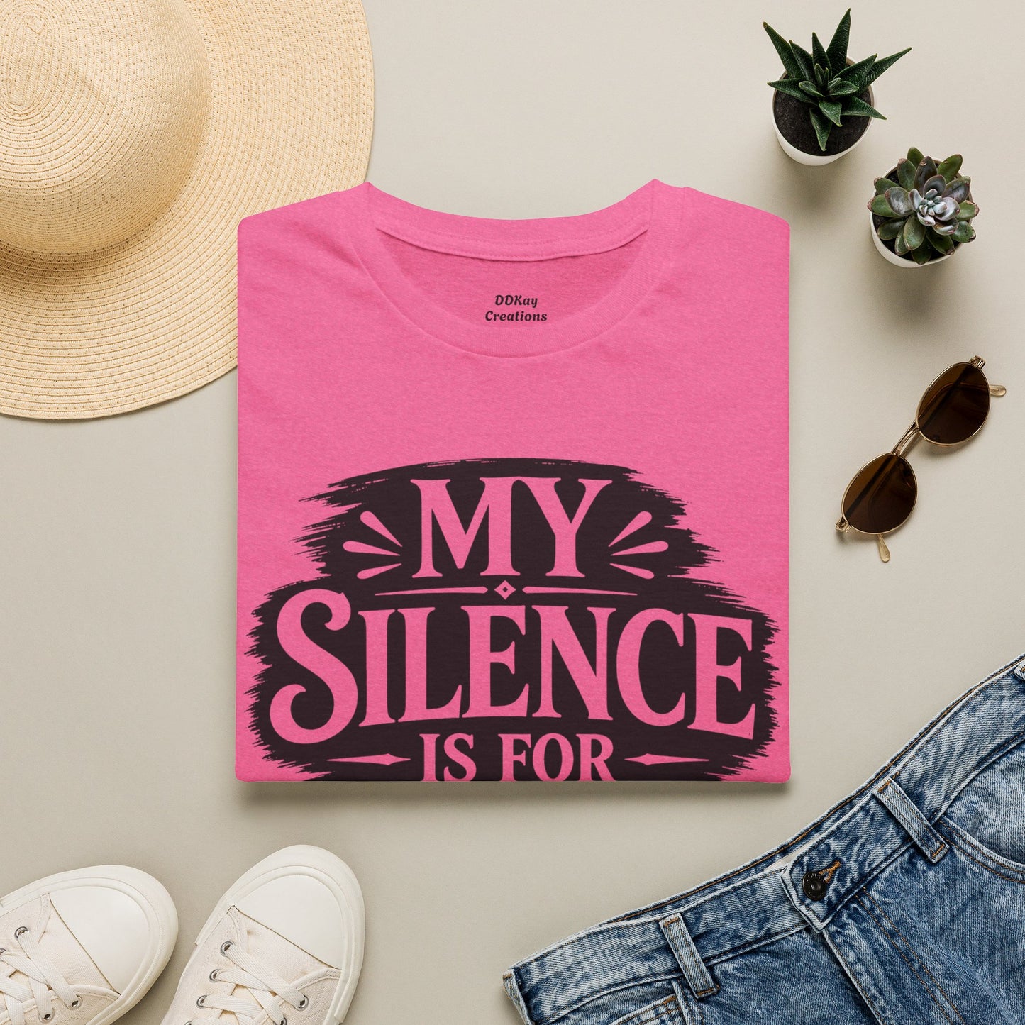 T-Shirt — "My Silence Is For Your Protection" Bold Statement Tee